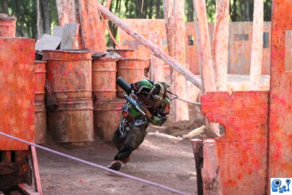 Paintball Slide Shot